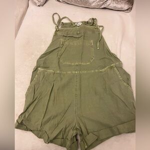 Billabong Chic Olive Green Romper with Pocket